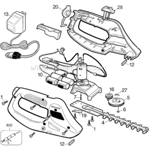 Part Location Diagram of 243755-03 DeWALT Lock-Off Button